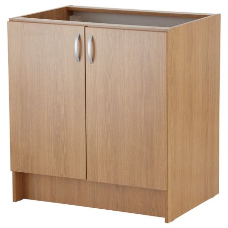 Шкаф под мойку АЛЬБРУ, под дуб (80x86 см)