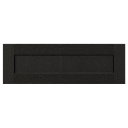 Фронтальная панель ящика, черная морилка 60x20 см IKEA LERHYTTAN ЛЕРХЮТТАН 203.565.08