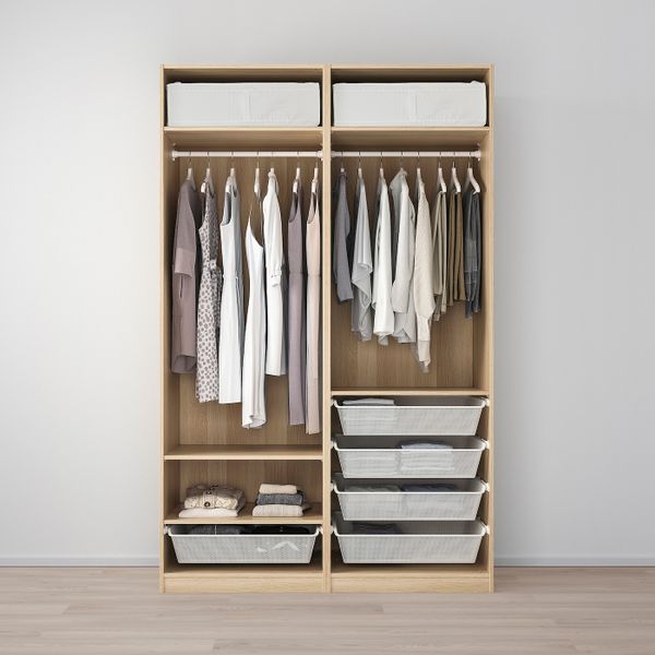 Гардероб, под беленый дуб/Мехамн под беленый дуб 150x66x236 см IKEA PAX ПАКС 693.058.00 - фото 3