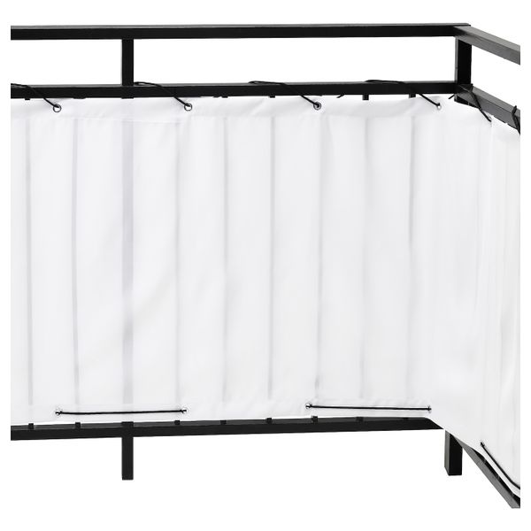 Балконный экран, белый 250x80 см IKEA DYNING ДИНИНГ 803.757.35 - фото 1