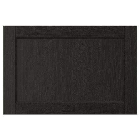 Дверь, черная морилка 60x40 см IKEA LERHYTTAN ЛЕРХЮТТАН 903.565.00