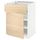 Напольный шкаф с ящиком/дверью, белый/Аскерсунд под светлый ясень 60x60 см IKEA МЕТОД / ФОРВАРА 292.187.39