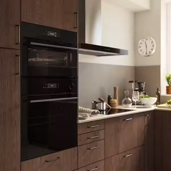 SPJUTBO Духовка с конвек. и функц. микров. - фритюр с обдувом функция гриля/чёрный IKEA 700 - фото 2