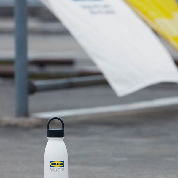 Бутылка для воды, белый IKEA EFTERTRÄDA ЭФТЕРТРЭДА 804.988.16 - схема-чертеж с размерами