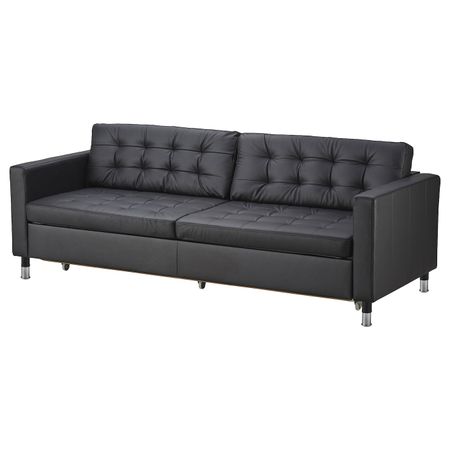 3-местный диван-кровать, Гранн/Бумстад черный-металл IKEA LANDSKRONA ЛАНДСКРУНА 792.489.08