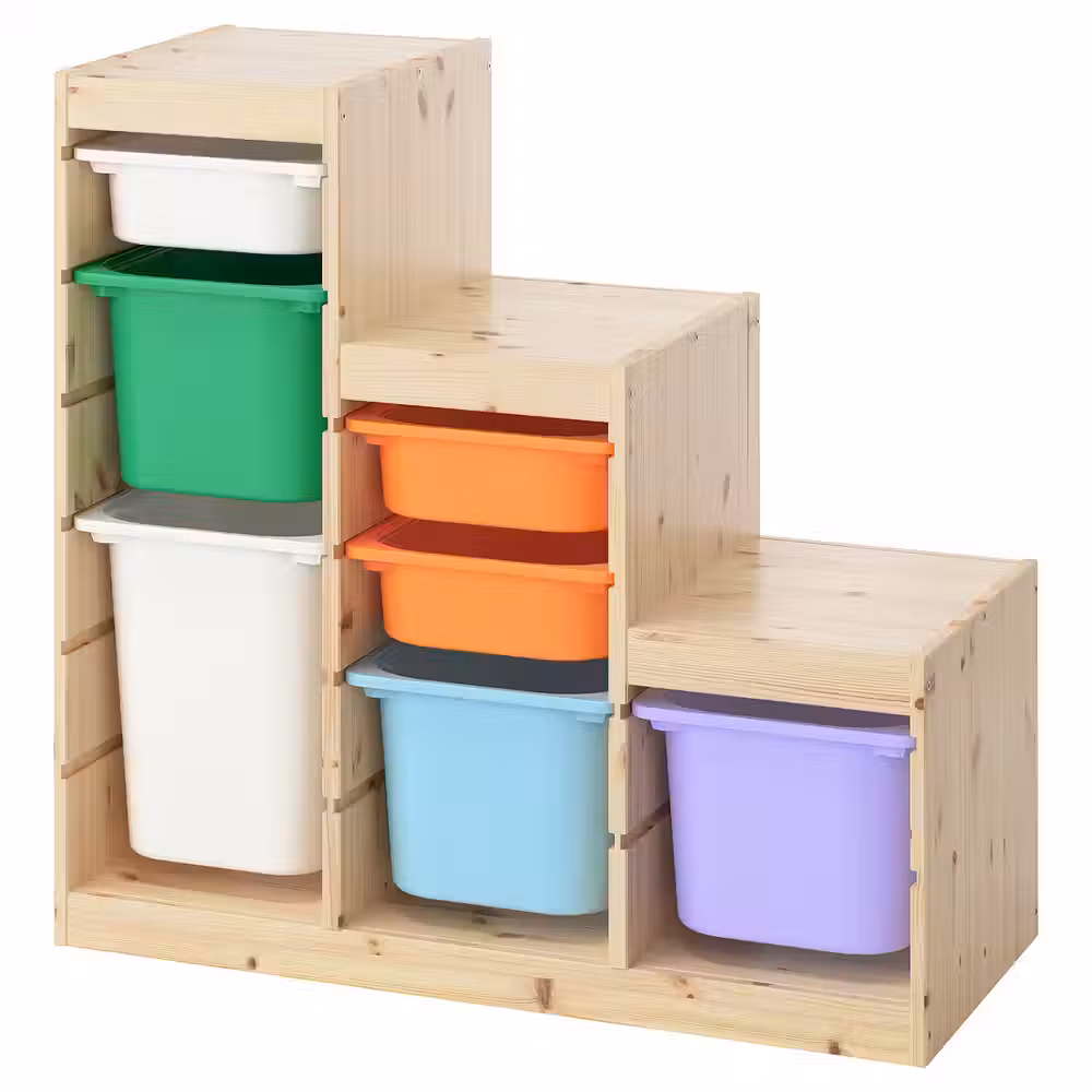 TROFAST Комбинация д/хранения+контейнеры - фото 1