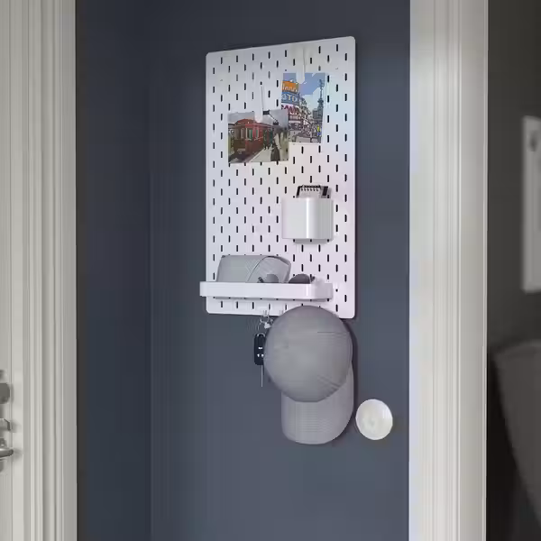 SKÅDIS Настенная панель, комбинация - белый 36x56 см - фото 3