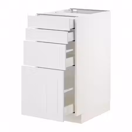 METOD / MAXIMERA Напольный шкаф 4 фасада/4 ящика