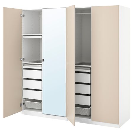 Гардероб, комбинация, 200x60x201 cm IKEA PAX ПАКС, REINSVOLL РЕИНСВОЛЛ, VIKEDAL ВИКЕДАЛЬ 393.856.00