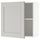 Навесной шкаф с дверцей, серый 60x60 см IKEA KNOXHULT КНОКСХУЛЬТ 403.485.17