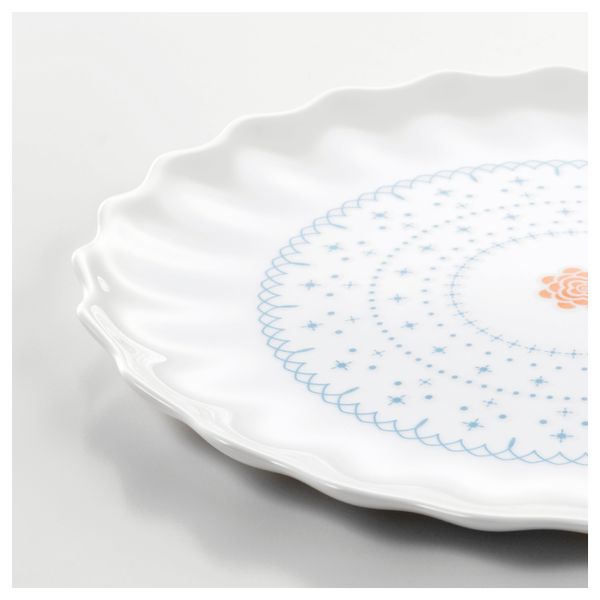 Тарелка десертная САННИНГ, белый, с рисунком (19 см) - фото 3