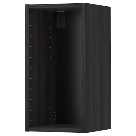 Каркас навесного шкафа, под дерево черный, 30x37x60 см IKEA METOD МЕТОД 104.210.57
