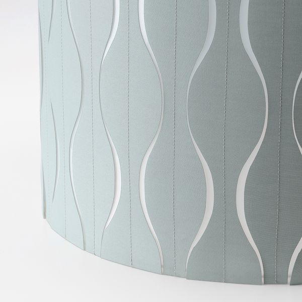 Абажур, 42 см, синий, серебристый IKEA LÖKNÄS ЛЁКНЭС 304.062.25 - схема-чертеж с размерами