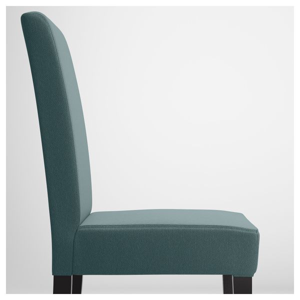 Стул ХЕНРИКСДАЛЬ, коричнево-чёрный, Финнста бирюзовый - фото 4