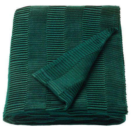 Плед, зеленый, 120x160 см IKEA ВЭГМОЛЛА 803.522.82