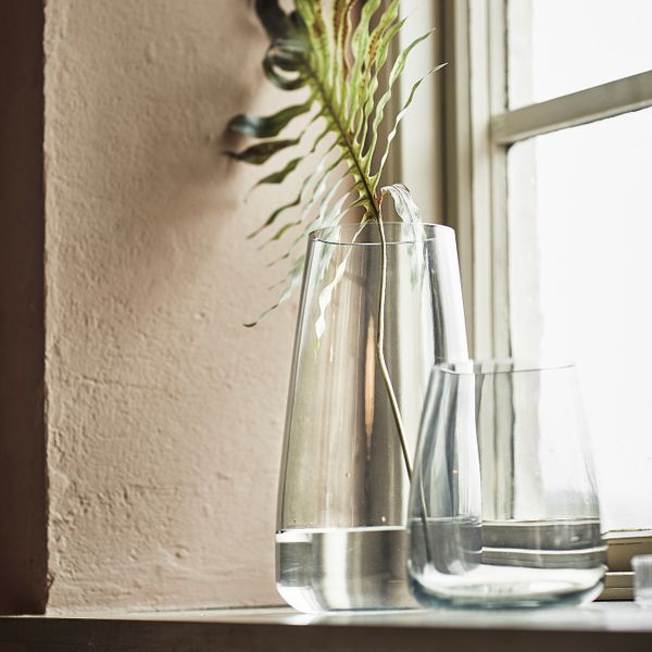 Ваза, светло-серый 18 см IKEA BERÄKNA БЕРЭКНА 004.972.84 - фото 5