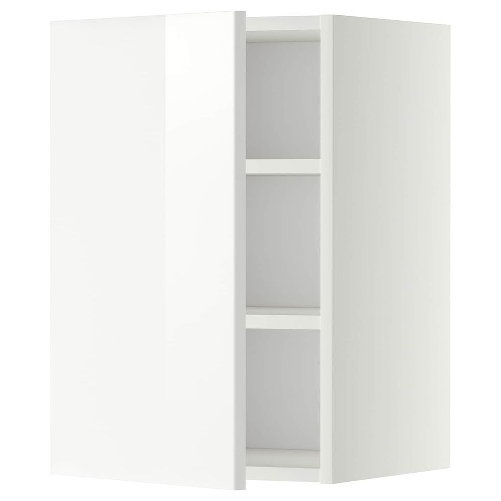 Шкаф навесной с полкой, белый/Рингульт белый 40x60 см IKEA METOD МЕТОД 892.238.94 - схема-чертеж с размерами