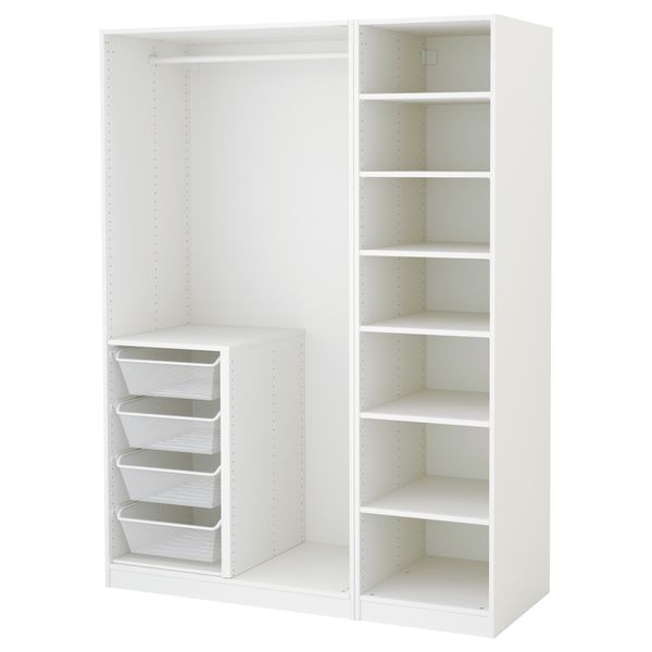 Гардероб, белый, 150x58x201 см IKEA PAX ПАКС 291.284.04 - фото 2