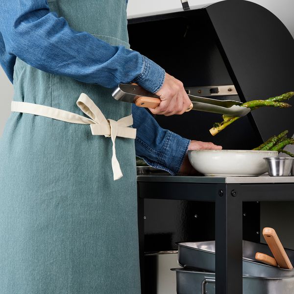 Фартук, серо-бирюзовый, 67x85 см IKEA GRILLTIDER ГРИЛЛЬТИДЕР 205.648.33 - фото 3