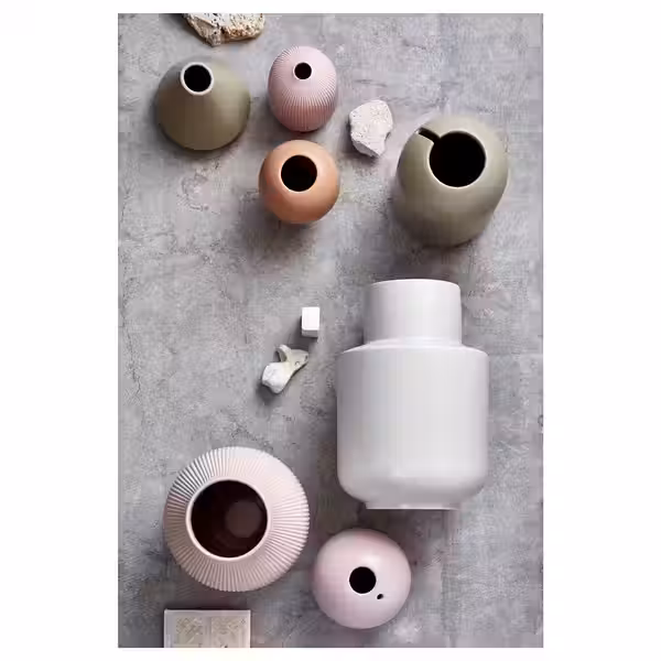 GRADVIS Ваза - розовый 21 см - фото 3