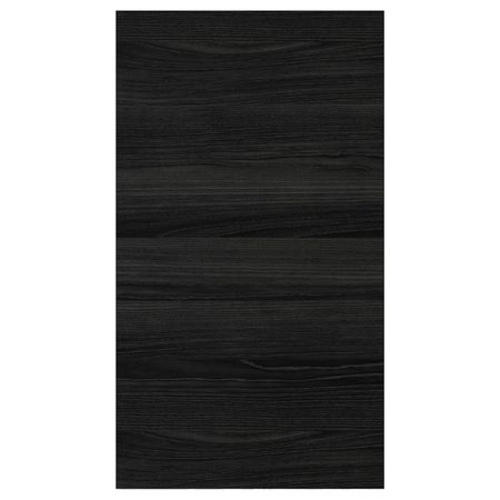 Фронтальная панель для посудомоечной машины, под дерево черный 45x80 см IKEA ТИНГСРИД 803.673.06