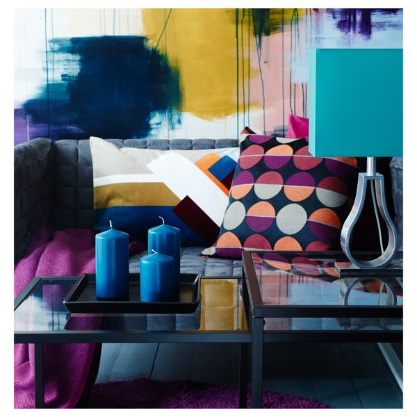 Лампа настольная КЛАБ, бирюзовый - схема-чертеж с размерами