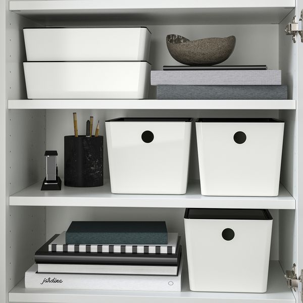 Крышка, черный, 18x26 см IKEA KUGGIS КУГГИС 605.685.51 - фото 5