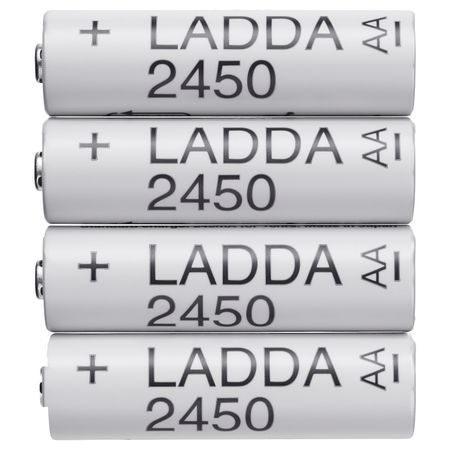 Аккумуляторная батарейка HR6 AA 1,2 В IKEA LADDA ЛАДДА 103.623.07