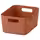 UPPDATERA Контейнер - красно-коричневый 24x17 см