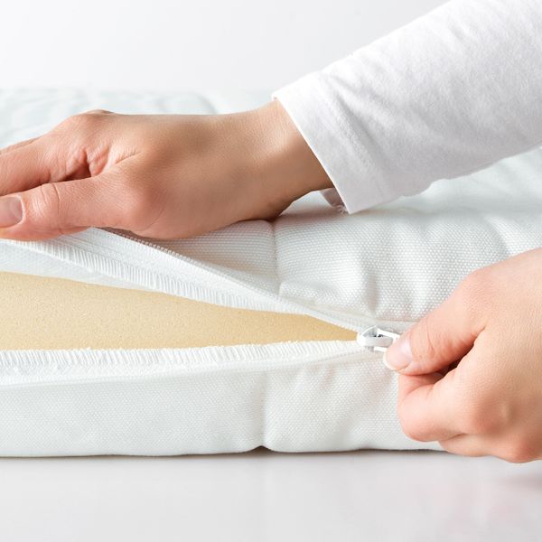 Пенополиуретановый матрас, жесткий/белый 80x200 см IKEA MOSHULT МОСХУЛЬТ 903.693.00 - схема-чертеж с размерами