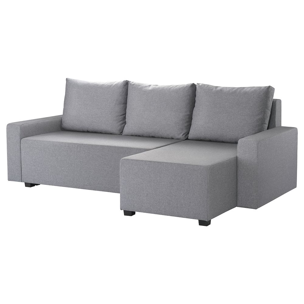 Диван-кровать с козеткой, Рудорна светло-серый IKEA GIMMARP ГИММАРП 304.489.04 - фото 1