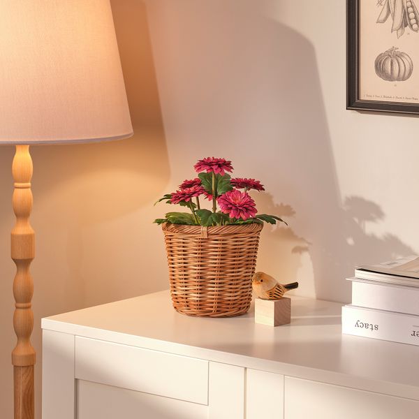 Искусственное растение в горшке, для дома, улицы Хризантема, 12 см IKEA FEJKA ФЕЙКА 005.825.07 - фото 3