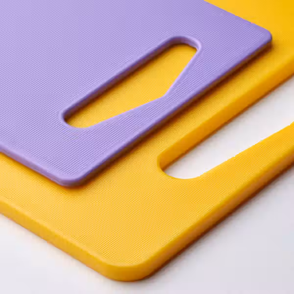 BERGTUNGA Разделочная доска, 2 шт. - ярко-желтый/сиреневый - фото 2