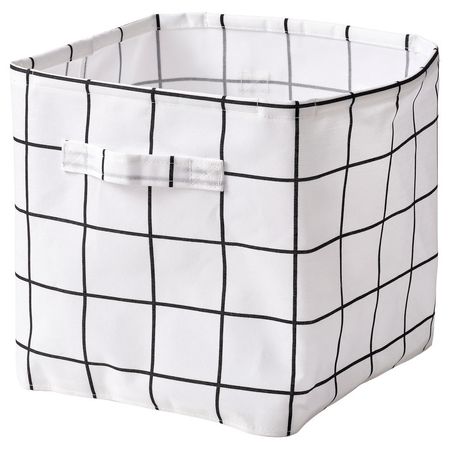 SLÅTTERVALL Корзина - текстиль 32x35x32 см