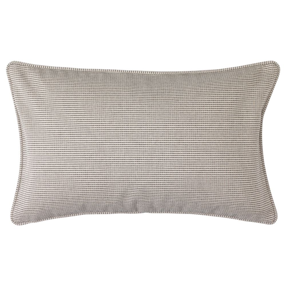 Чехол на подушку СИННЕРЛИГ, полоска черный, белый (40x65 см) - фото 1