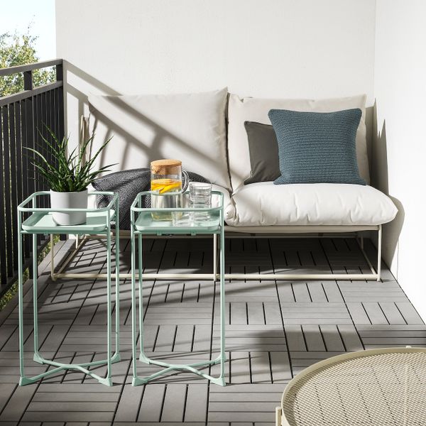 Пьедестал для цветов, для дома, улицы зеленый 65 см IKEA KRYDDPEPPAR КРЮДДПЕППАР 804.219.64 - фото 4