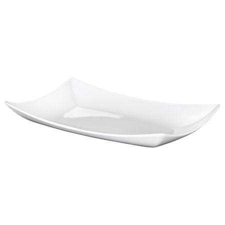 Тарелка десертная МИНДИГ, белый (25x17 см)