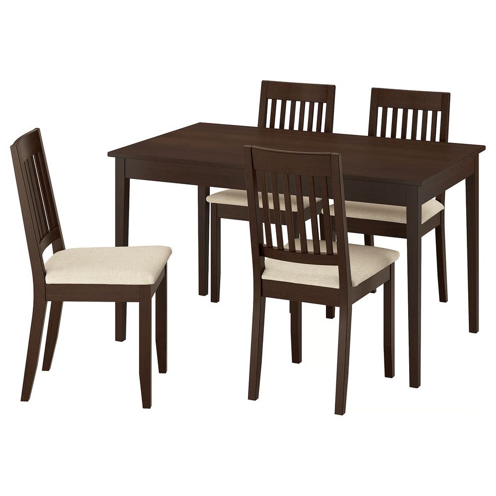 NÄSINGE НЭСИНГЕ / NÄSINGE НЭСИНГЕ Стол и 4 стула - фото 1