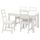 Стол и 4 стула, белый, белый, 130, 190x80 см IKEA LANEBERG ЛАНЕБЕРГ, NORDVIKEN НОРДВИКЕН 394.827.19
