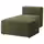 JÄTTEBO Модульная козетка, правая - самласа темный желто-зеленый