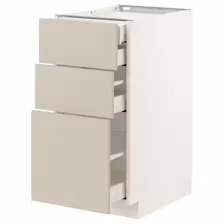 METOD / MAXIMERA Нплн шк 3 фасада/2низ/1срд/1выс ящ