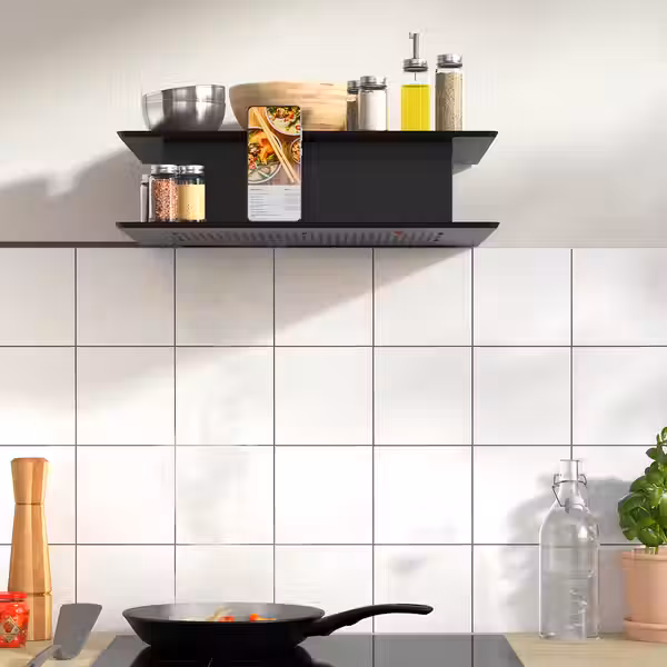 VIGGBO ВИГГБО Вытяжка кухонная стен креп (колпак) - ИКЕА 300 чёрный 52 см - фото 5