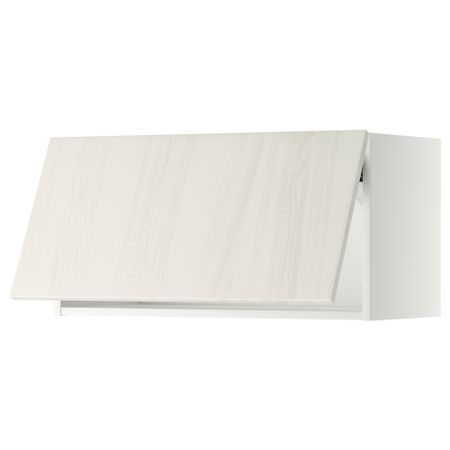 Горизонтальный навесной шкаф МЕТОД, белый, Росдаль белый
