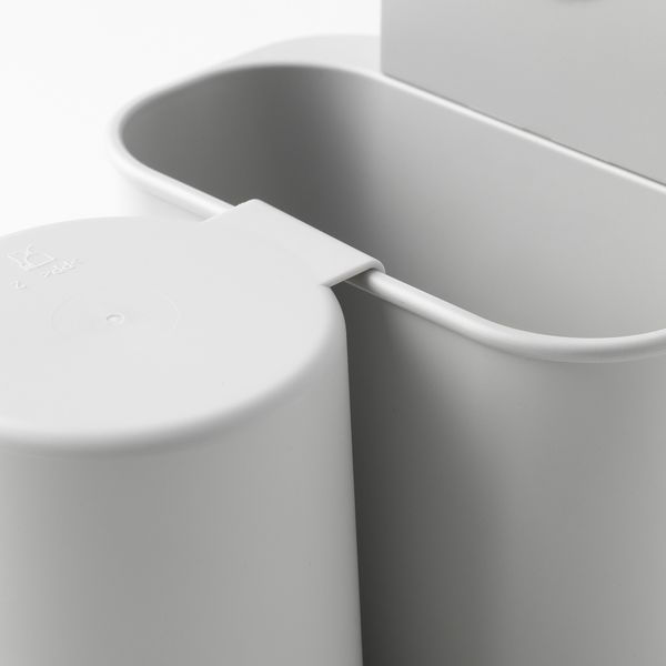 Держатель для зубных щеток IKEA RÅNEN 005.390.00 - схема-чертеж с размерами