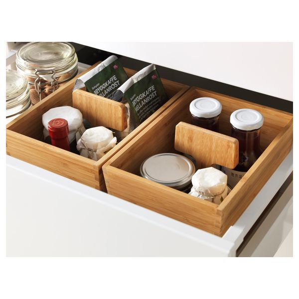 Ящик с ручкой ВАРЬЕРА, бамбук (24x17 см) - фото 2