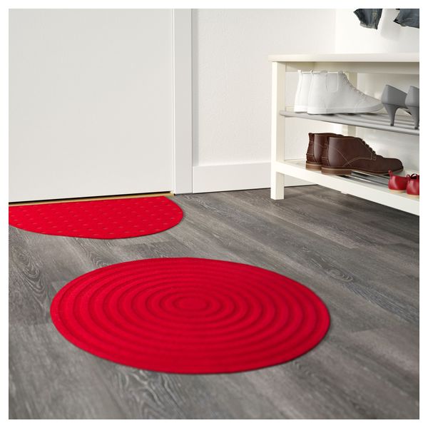 Коврик ТВИС, красный (80 см) - схема-чертеж с размерами