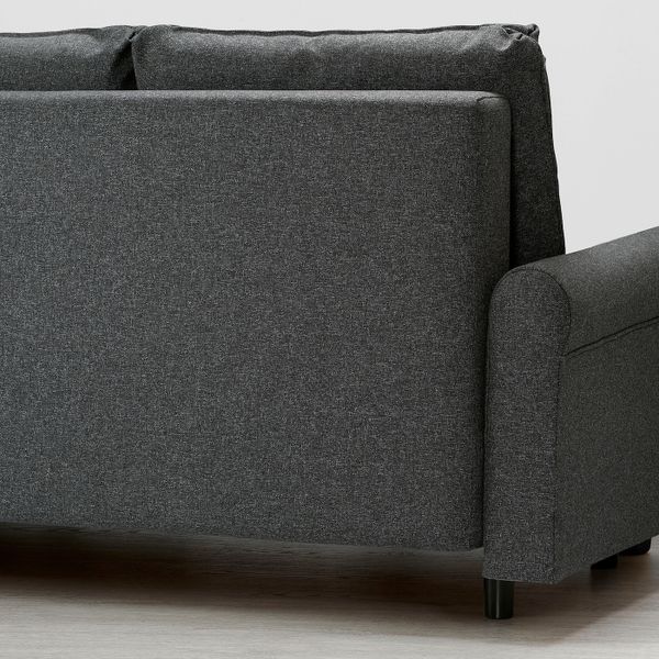 3-местный диван-кровать, Гуннаред темно-серый IKEA GRIMHULT ГРИМХУЛЬТ 104.853.89 - фото 4