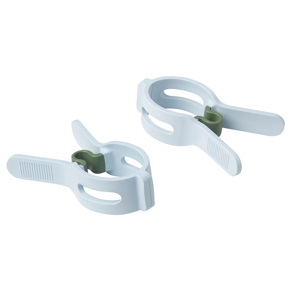 Большая прищепка, синий-зеленый IKEA SLIBB СЛИББ 305.677.70 - фото 1