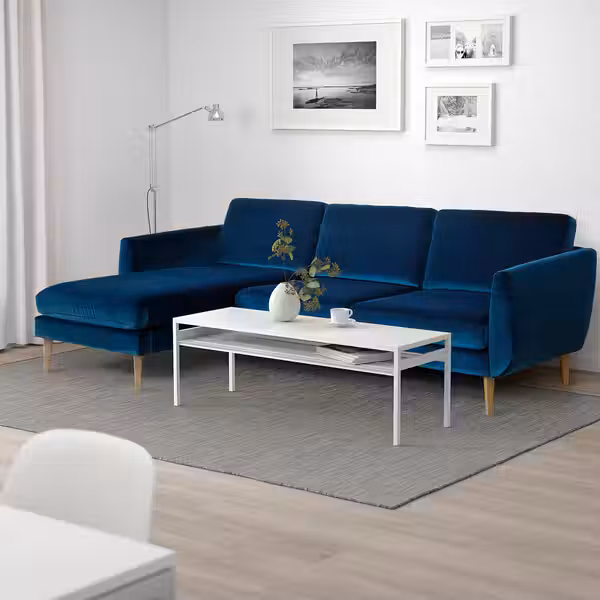 SMEDSTORP 4-местный диван с козеткой - Djuparp/темный зелено-синий дуб - фото 2