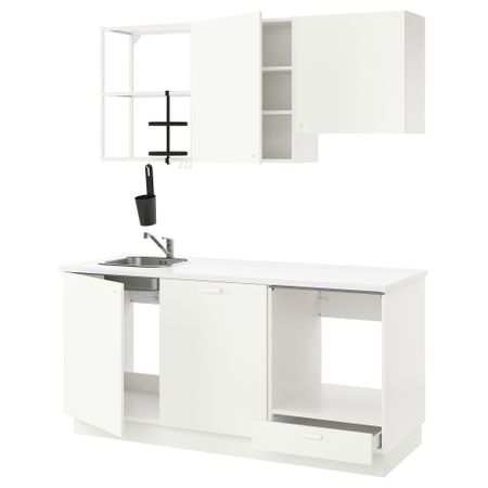 Кухня, белый, 183x63.5x222 см IKEA BEGIVENHET БЕГИВЕНХЕТ 493.372.94